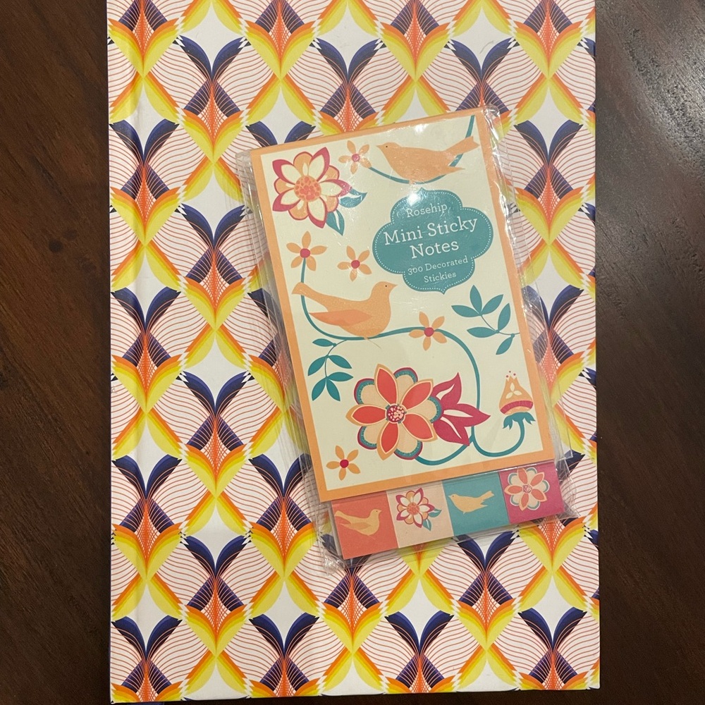 Notebook with Mini Sticky Notes